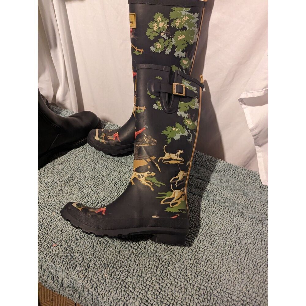 Joules Hunting Rain Boots   Sz 5 uk